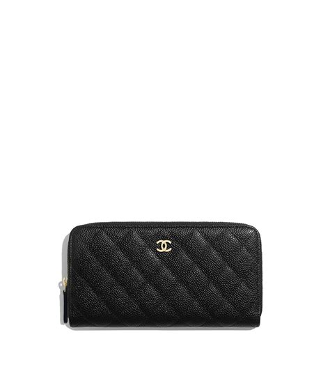 chanel long wallet size|chanel long zipped wallet.